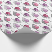 Happy Cute Cats Playing with Balls Cadeaupapier (Hoek)