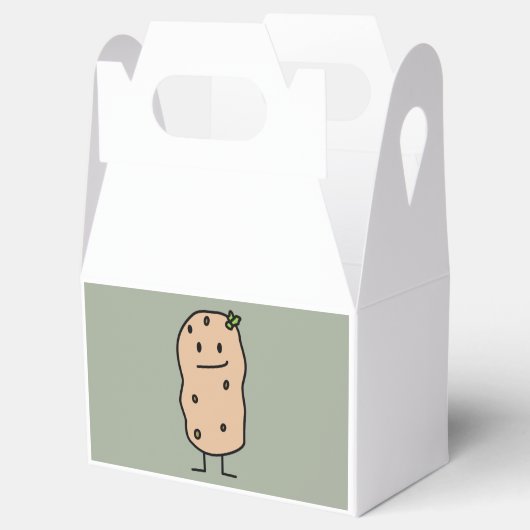 Happy Cute-glimlach-aardappel Bedankdoosjes (Geopend)