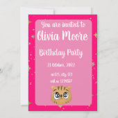 Happy cute little tiger kaart (Achterkant)