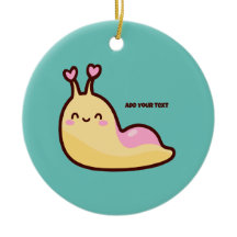 Happy Cute Slug Persoonlijke tekst