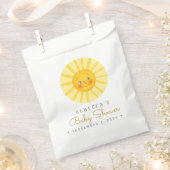 Happy Cute Sun Baby shower Favor Bag Bedankzakje (Geknipt)