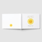 Happy Cute Sun Baby shower Guest Book Gastenboek (Volledig)