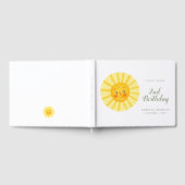Happy Cute Sun Guest Book Gastenboek (Volledig)