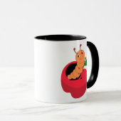 Happy Cute Worm mok (Voorkant rechts)