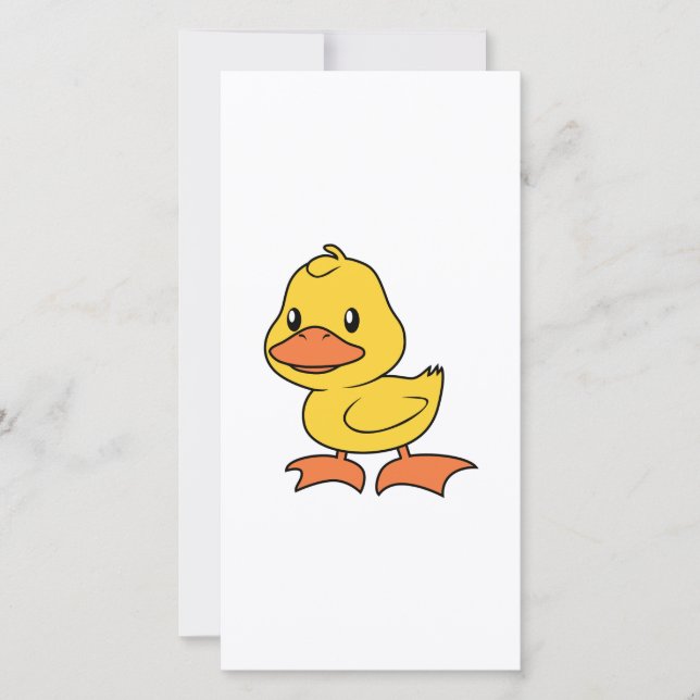 Happy Cute Yellow Ducking (Voorkant)