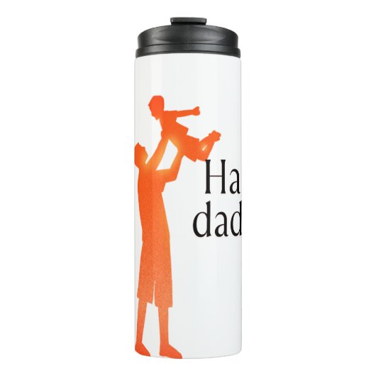 Happy Dad Day Mok - Vader & Kind Silhouette Gift (Voorkant)