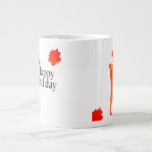 Happy Dad Day Mok - Vader & Kind Silhouette Gift (Voorkant)