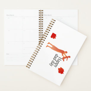 Happy Dad Day Mok - Vader & Kind Silhouette Gift Planner