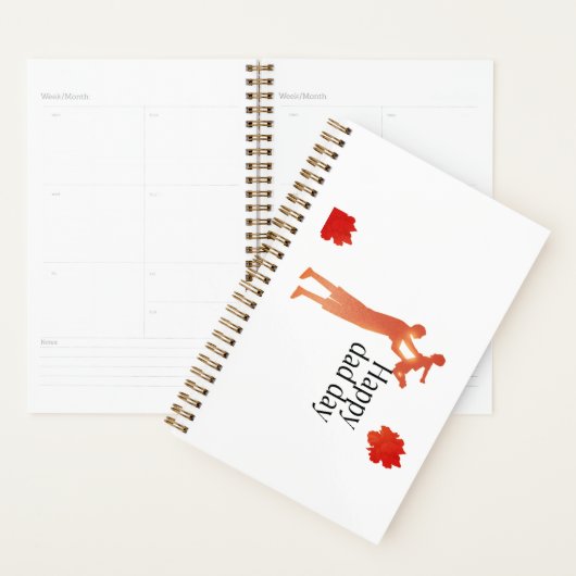 Happy Dad Day Mok - Vader & Kind Silhouette Gift Planner (Display)