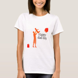Happy Dad Day Mok - Vader & Kind Silhouette Gift T-shirt