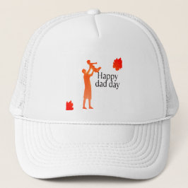 Happy Dad Day Mok - Vader & Kind Silhouette Gift Trucker Pet