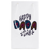 Happy Dada Day Happy Vaderdag | Gift Bag Klein Cadeauzakje (Achterkant)