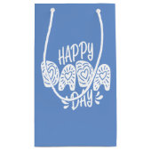 Happy Dada Day Happy Vaderdag | Gift Bag Klein Cadeauzakje (Achterkant)
