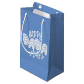 Happy Dada Day Happy Vaderdag | Gift Bag Klein Cadeauzakje (Voorkant Gekanteld)