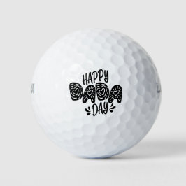 Happy Dada Day Happy Vaderdag | Golfballen