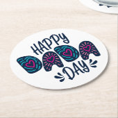 Happy Dada Day Happy Vaderdag | ONDERZETTER (Gebogen)