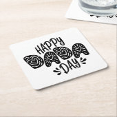 Happy Dada Day Happy Vaderdag | ONDERZETTER (Schuin)