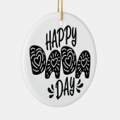 Happy Dada Day Happy Vaderdag | ORNAMENT (Rechts)