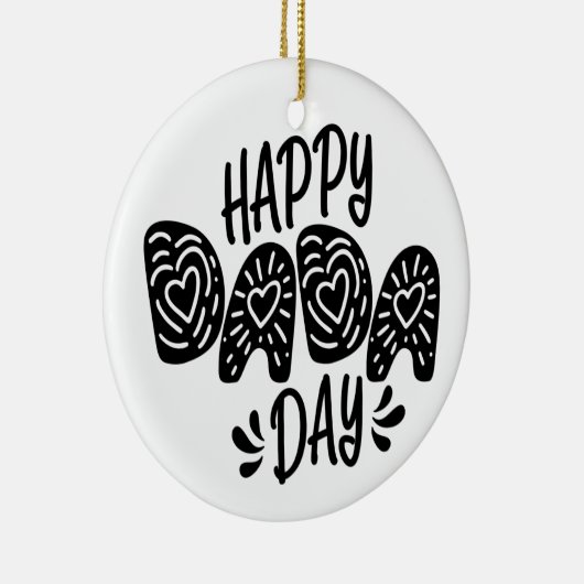 Happy Dada Day Happy Vaderdag | ORNAMENT (Rechts)