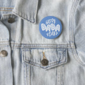 Happy Dada Day Happy Vaderdag | Pin-Button Ronde Button 5,7 Cm (In situ)