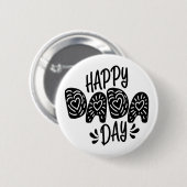 Happy Dada Day Happy Vaderdag | Pin-Button Ronde Button 5,7 Cm (Voorkant /achterkant)