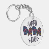 Happy Dada Day Happy Vaderdag | SLEUTELHANGER (Voorkant Links)