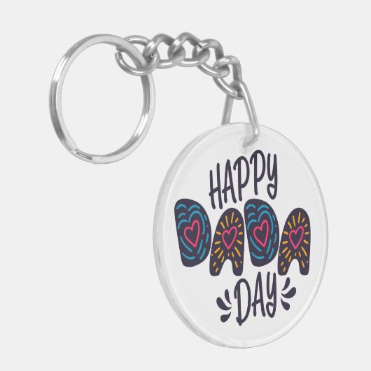 Happy Dada Day Happy Vaderdag | SLEUTELHANGER (Voorkant Links)