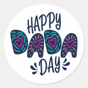 Happy Dada Day Happy Vaderdag   STICKER