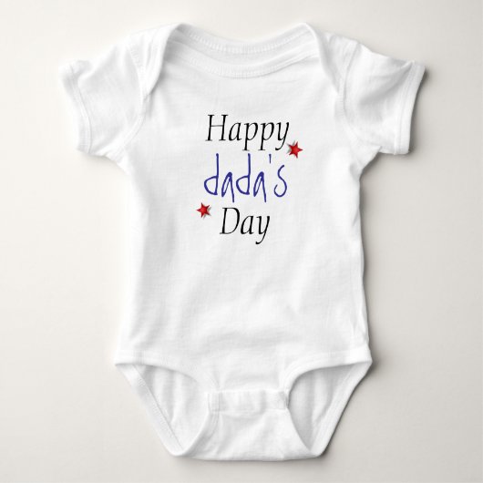 Happy dada's Day Romper (Voorkant)