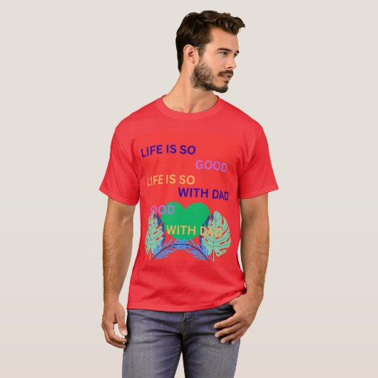HAPPY DADDY DAY T-SHIRT (Voorkant volledig)