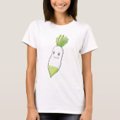 Happy Daikon glimlachen T-shirt (Voorkant)