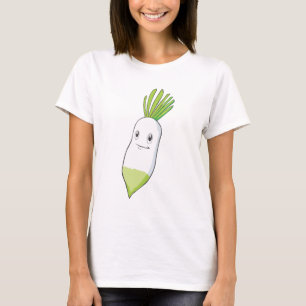 Happy Daikon glimlachen T-shirt