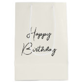 Happy Daisies and Rainbows  Medium Cadeauzakje (Achterkant)