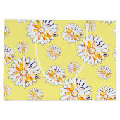 Happy Daisies op Gellow Groot Cadeauzakje (Achterkant)