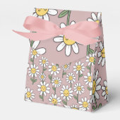 Happy Daisies Pattern - Cute Floral Design Bedankdoosjes (Voorkant Zijde)