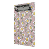 Happy Daisies Pattern - Cute Floral Design Mini Klembord (Angled2)