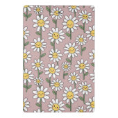 Happy Daisies Pattern - Cute Floral Design Mini Klembord (Achterkant)