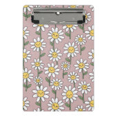 Happy Daisies Pattern - Cute Floral Design Mini Klembord (Voorkant)