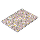 Happy Daisies Pattern - Cute Floral Design Notitieboek (Linkerzijde)