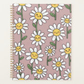 Happy Daisies Pattern - Cute Floral Design Planner (Voorkant)
