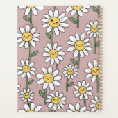 Happy Daisies Pattern - Cute Floral Design Planner (Achterkant)