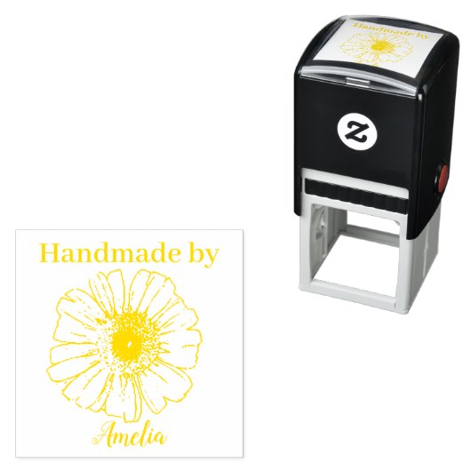 Happy Daisy Handmade Zelfinktende Stempel (In situ)