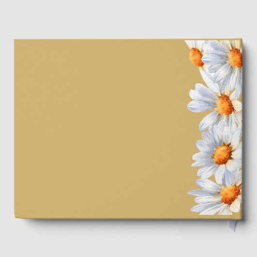 Happy Daisy Wedding Guestbook Gastenboek (Achterkant)