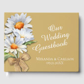 Happy Daisy Wedding Guestbook Gastenboek (Voorkant)
