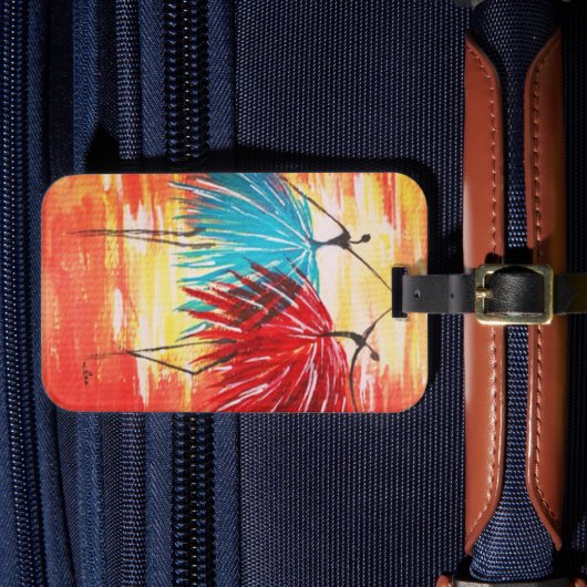 Happy Dance AcrylBagagelabel Bagagelabel (Voorkant Insitu 4)