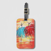 Happy Dance AcrylBagagelabel Bagagelabel (Voorkant (verticaal))