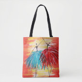 Happy Dance All-Over-Print Schouder Tas (Voorkant)