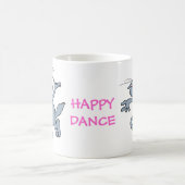 Happy Dance Funny Joyful Danskat Koffiemok (Center)