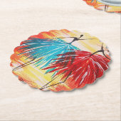 Happy Dance Paper Onderzetters (Gekanteld)