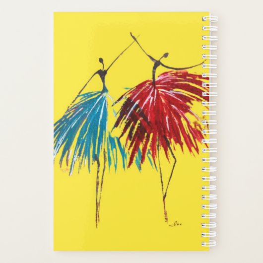 Happy Dance - Spiral Planner (Achterkant)